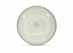 Schaal Artisan 32x7,5cm - stoneware - groen