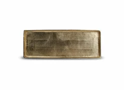 Schaal Charm 37x14cm - aluminium - goud