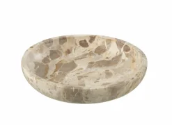 Schaal Ø35cm - marmer - beige