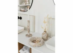 Schaal Ø25cm - marmer - beige