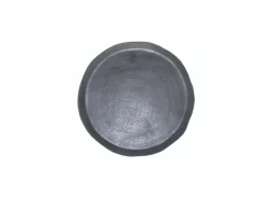 Schaal Frangipani Ø40cm - aluminium - zwart