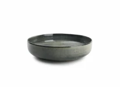 Schaal Meridian Ø28cm - steen - groen & blauw