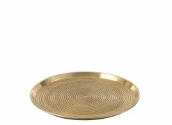 Schaal Ringen Ø45cm - roestvrij staal - goud