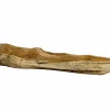 Schaal Unfinish 100x35cm - teak - naturel