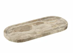 Schaal 40x17cm - marmer - beige