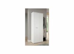 Schoenenkast 69x35x179 - decor - wit