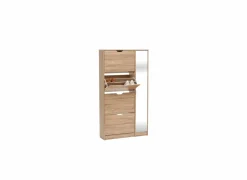 Schoenenkast 85x23,3x155,4cm - decor - beige