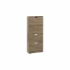 Schoenenkast 60x23,3x155,4cm - decor - naturel
