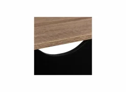 Schoenenkast Zwart 60x23,3x119,5cm - decor - zwart & naturel