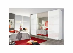 Schuifdeurkast 315cm - decor - wit