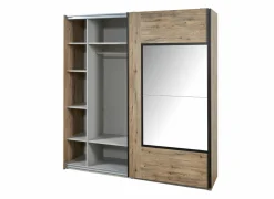 Schuifdeurkast 217cm - decor - scarlet eik