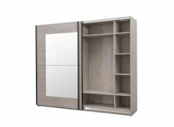 Schuifdeurkast 250cm - decor - grijs