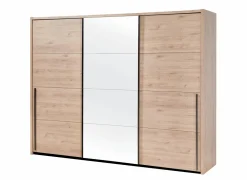 Schuifdeurkast 283cm - decor - lichtbruin