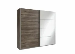 Schuifdeurkast Easyplus 225cm - decor - donkerbruin
