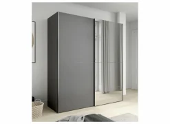 Schuifdeurkast Kaikais 170cm - decor - donkergrijs