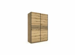 Schuifdeurkast Kato 150cm - melamine - etna eik