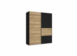 Schuifdeurkast Lya 170cm - decor - cabezone oak & mauvella oak