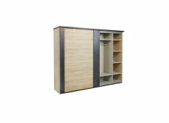 Schuifdeurkast Phaedra 217cm - decor - French oak