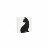 Servettenhouder Feline 6x12,3cm - metaal - zwart