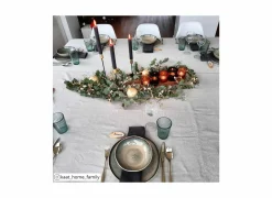 Serviesset Oona 8-delig - keramiek - zand & groen