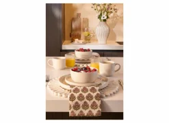 Serviesset Ozzu 16-delig - stoneware - wit