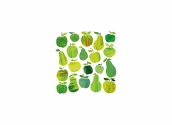 Serviette Apple & Pear 33x33cm groen 20 stuks