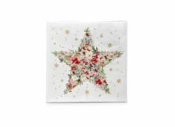 Serviette Beautiful Christmas Star 33x33cm - 20 stuks