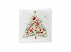 Serviette Beautiful Christmas Tree 25x25cm - 20 stuks