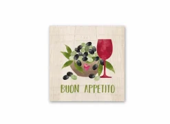 Serviette Buon Appetito 33x33cm multicolor 20 stuks