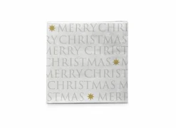 Serviette Christmas Letters 25x25cm - 20 stuks