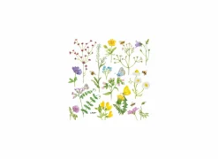Serviette Cornflowers 25x25cm - papier - multicolor 20 stuks