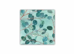 Serviette Eucalyptus 33x33cm groen 20 stuks