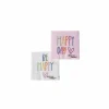 Serviette Happy 17x17cm multicolor 20 stuks