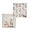 Serviette Kerst Timba Hert 16,5x16,5cm meerkleurig, 20 stuks