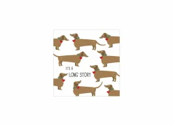 Serviette Long Story 33x33cm multicolor 20 stuks