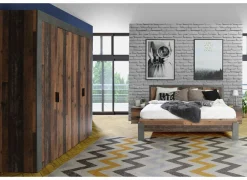 Slaapkamer Attaylar met bed 180x200cm - kleerkast 230cm - 2 nachtkastjes