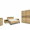 Slaapkamer Kato met bed 160x200cm - kleerkast 200cm - commode 90cm en 2 nachtkastjes