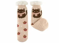 Sokken Sherpa Chat Réchauffe