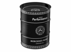 Spaarpot Mercedes Benz High Performance Engine Oil H12cm - metaal - meerkleurig