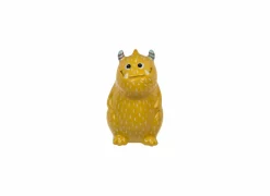 Spaarpot Yellow Monster H15cm - keramiek - geel