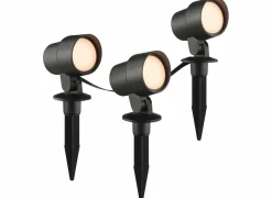 Spotspies Kamara outdoor 3x8,5W zwart