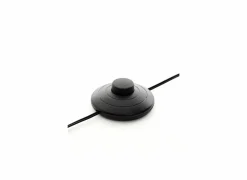 Staande lamp Cheesy LED H140cm - FSC - zwart & hout