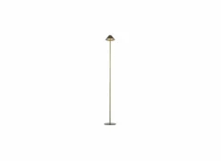 Staande lamp LED H133cm - staal - brons