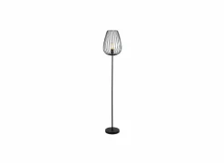 Staande lamp Newton H159,5cm E27 - staal - zwart