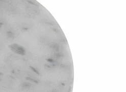 Staande lamp Tilio H195cm E27 - marmer & polyestervezel - wit & goud