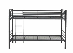 Stapelbed Us 90x200cm - metaal - zwart