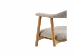Stoel Addi 56x54x75,5cm - bouclé - beige