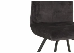 Stoel Adore 46x60x87cm - stof - antraciet