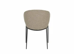 Stoel Aguila 55x60x84cm - stof - lichtbruin