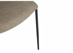 Stoel Aguila 55x60x84cm - stof - lichtbruin